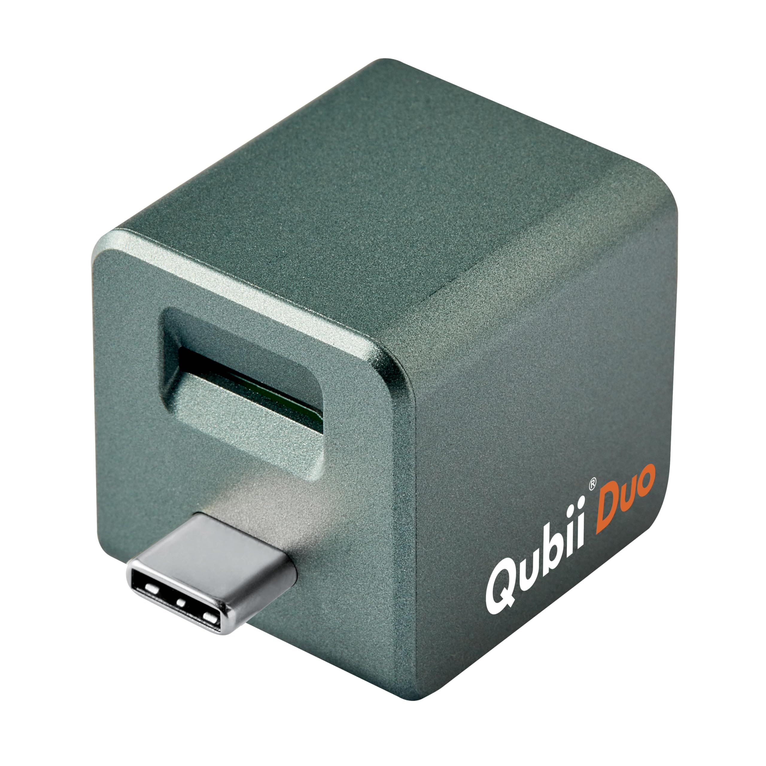 MAKTAR Qubii Duo USB-C Flash Drive, Auto Backup while Charging